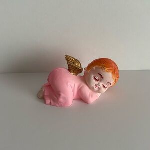 Vintage Wilton Sleeping Angel Plastic Cake Topper